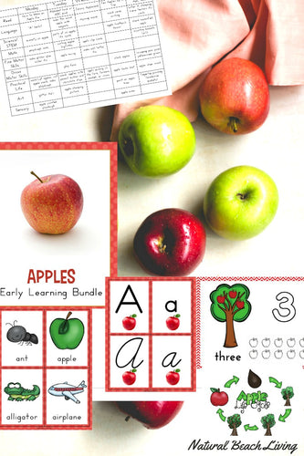 Kindergarten and Preschool Apple Theme Unit