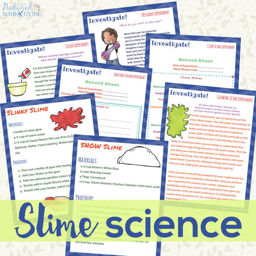 Slime Science Experiments, Lessons, and Recipes
