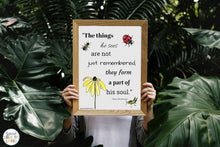 Montessori Quote The Things he sees...