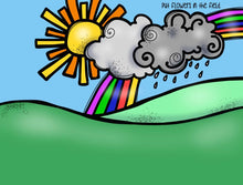 Four Seasons Playdough Mats with Activity Prompts