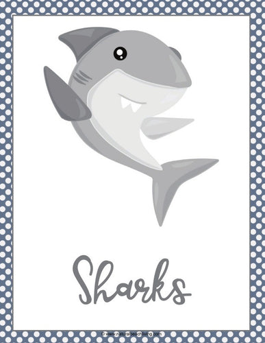 Shark Printable Activities Pack
