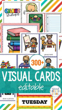 EDITABLE Visual Schedule Printable Mega Bundle