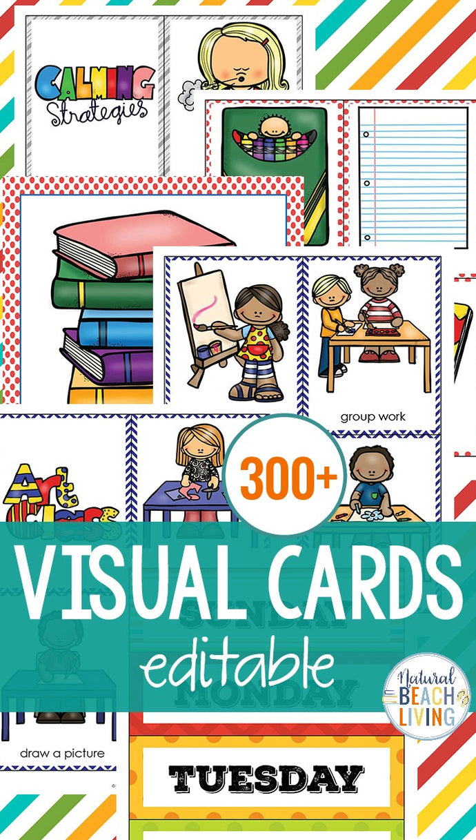 EDITABLE Visual Schedule Printable Mega Bundle